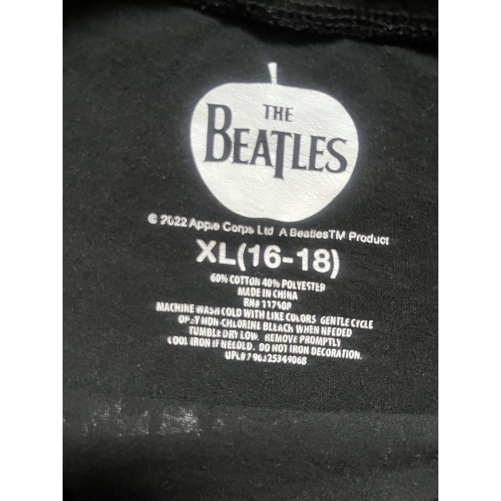 The Beatles Abbey Road Black Graphic T-Shirt, Size XL (16-18) 139 - Picture 2 of 3